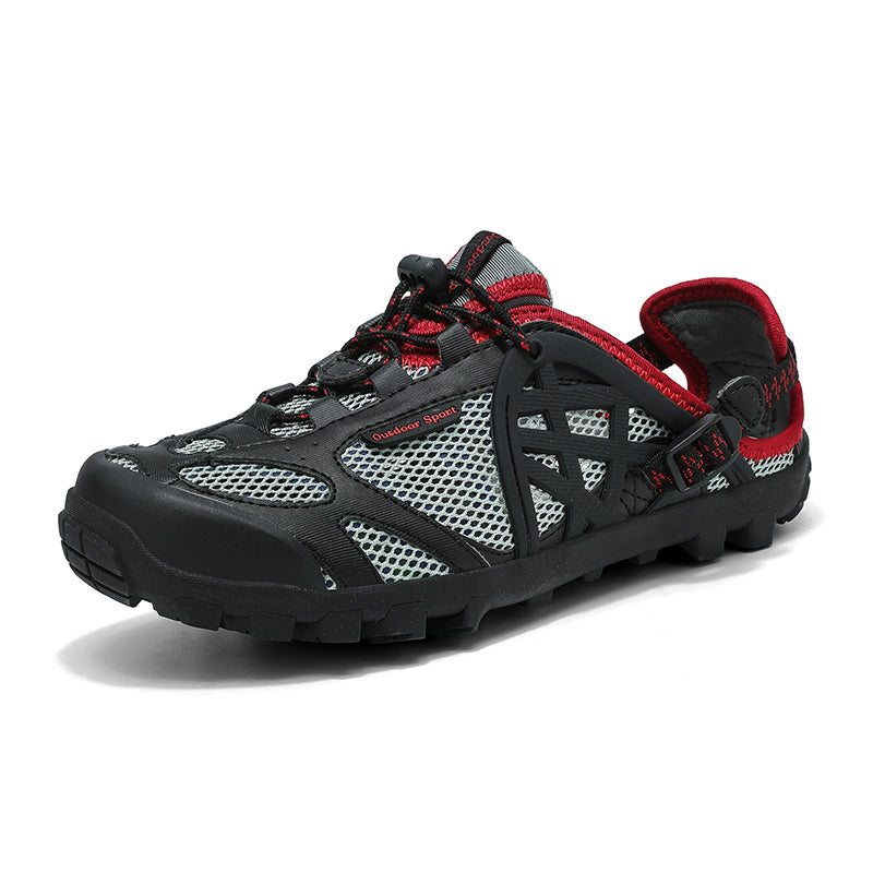 Aoraki Cycling Shoes DC-196 - DC-196-BKRD - 2.jpg