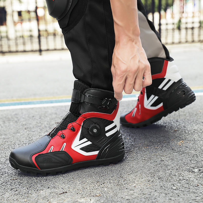 Aoraki Motorcycle Shoes JC-S1917 - JC-S1917 BKRD - (40)
