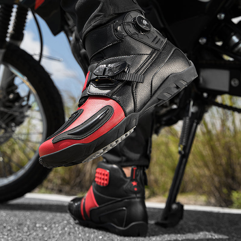 Aoraki Motorcycle Shoes JC-21258 - JC-21258 BKRD - 41