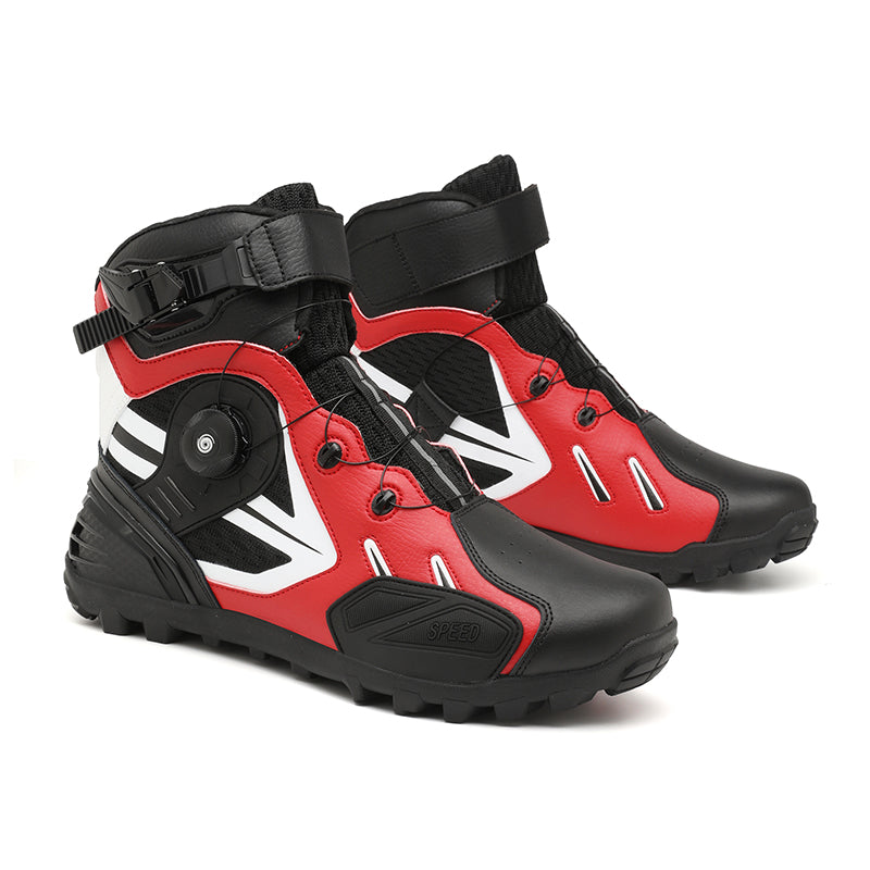 Aoraki Motorcycle Shoes JC-S1917 - JC-S1917 BKRD - (9)