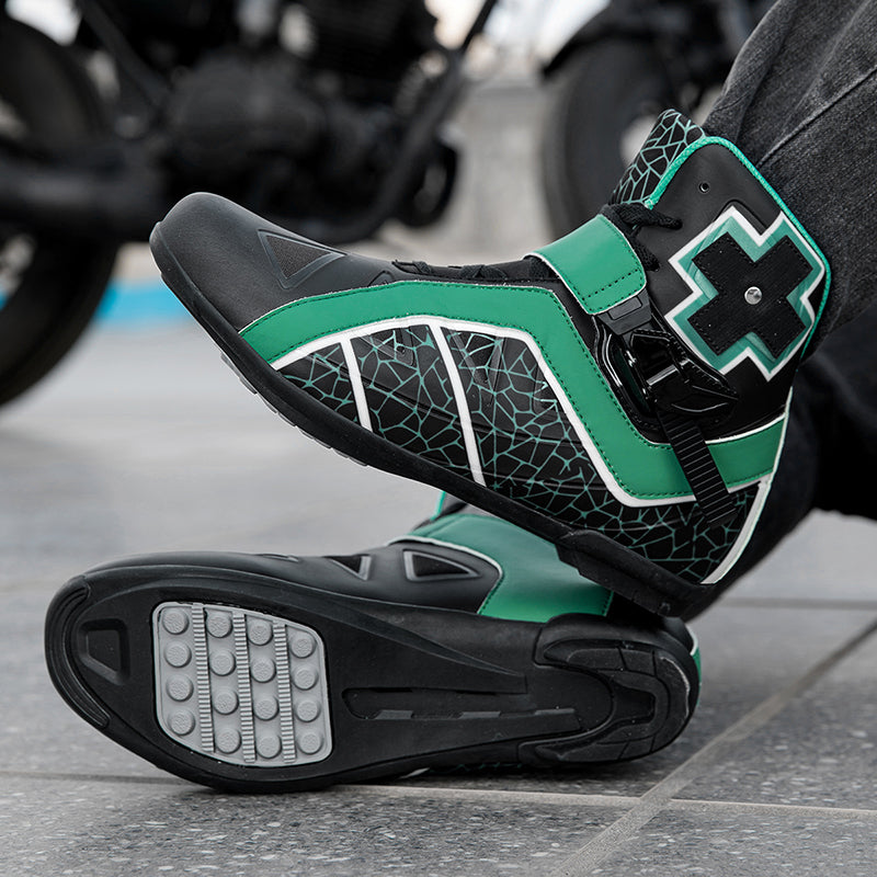 Aoraki Motorcycle Boots N-081 - N-081-GN - A59A1921.jpg