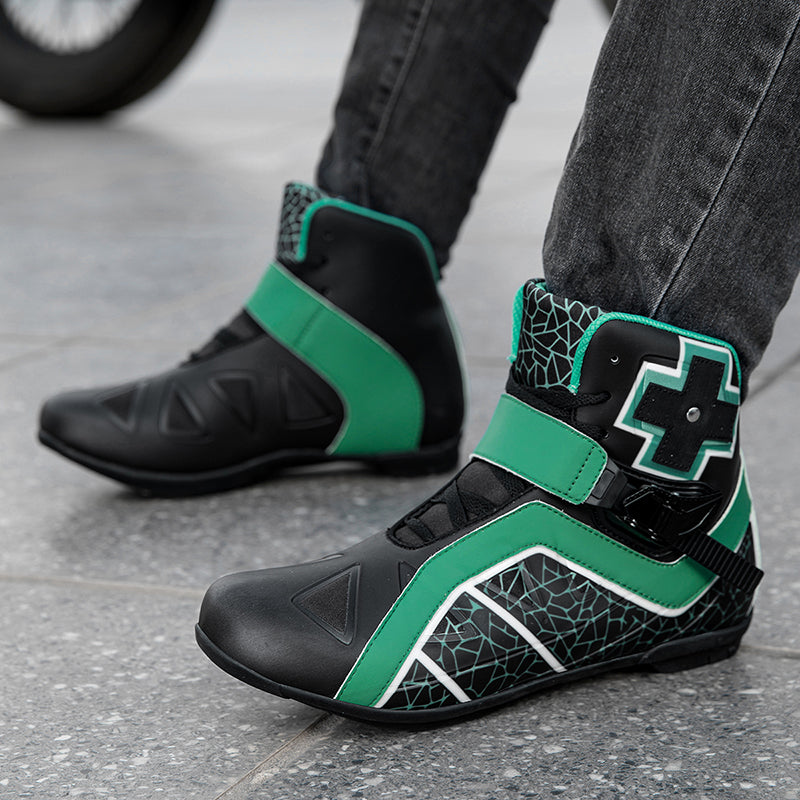 Aoraki Motorcycle Boots N-081 - N-081-GN - A59A1922.jpg