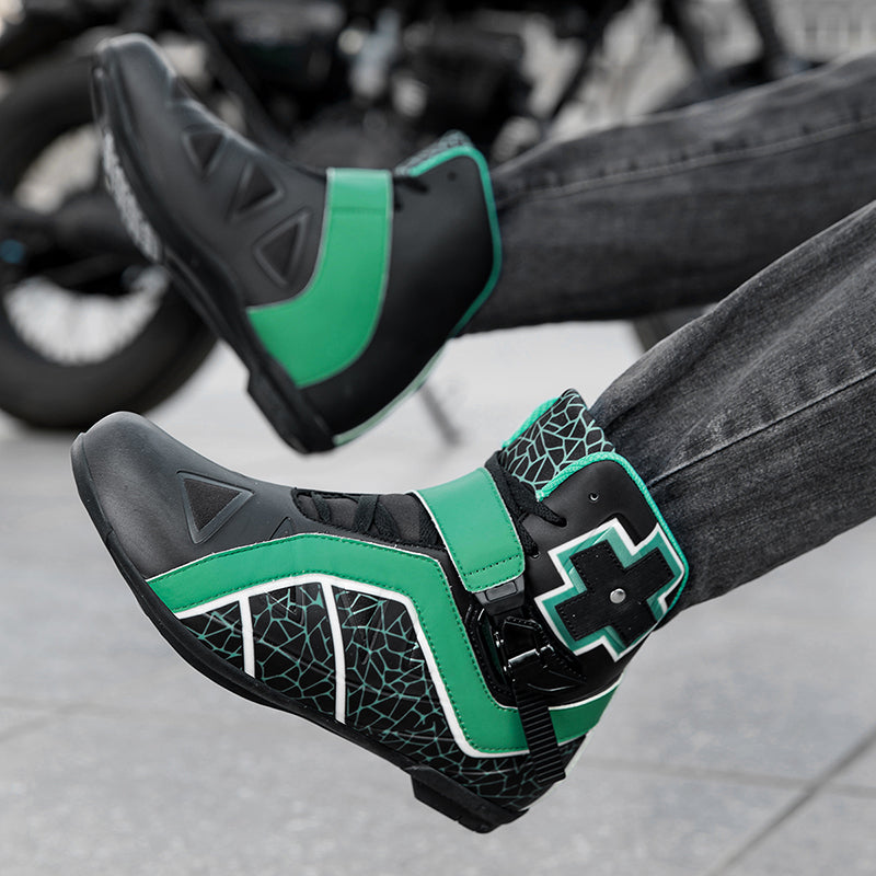 Aoraki Motorcycle Boots N-081 - N-081-GN - A59A1923.jpg
