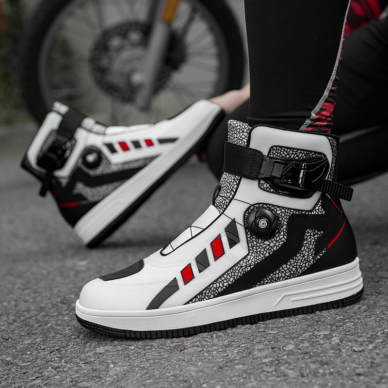 Aoraki Motorcycle Shoes JC-S000122 - JC-S000122 WHT - A59A3878
