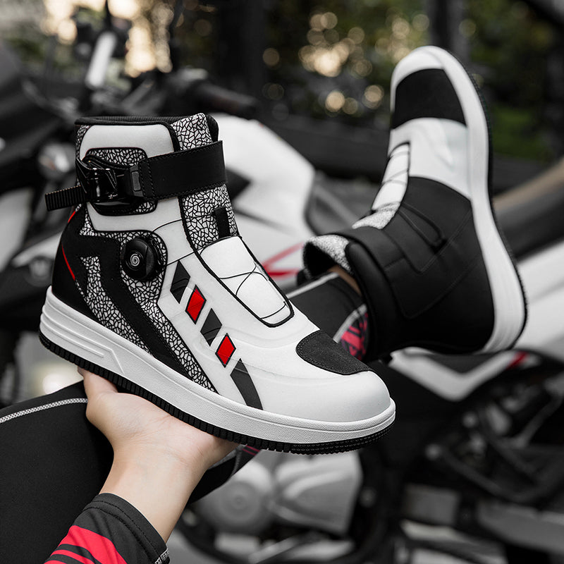Aoraki Motorcycle Shoes JC-S000122 - JC-S000122 WHT - A59A3879