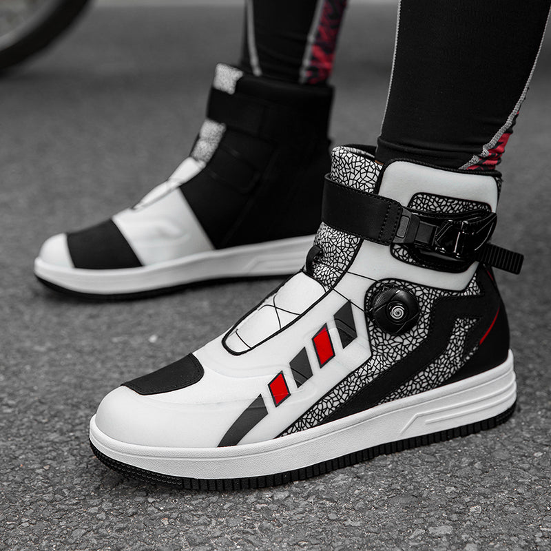 Aoraki Motorcycle Shoes JC-S000122 - JC-S000122 WHT - A59A3881
