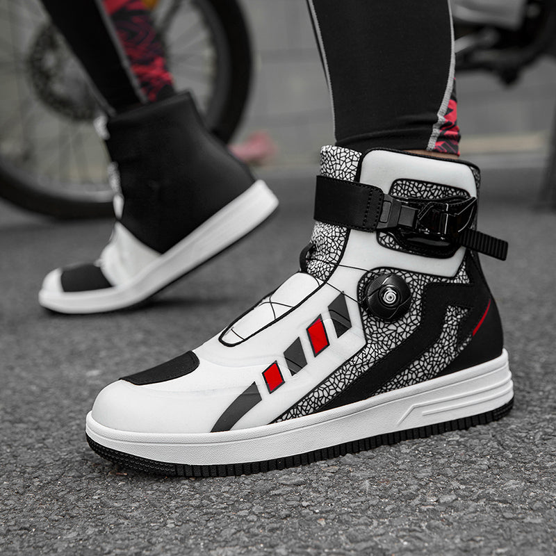 Aoraki Motorcycle Shoes JC-S000122 - JC-S000122 WHT - A59A3882