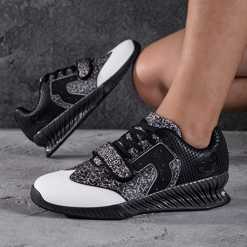 Aoraki Weightlifting Shoes JZ-1602 - JZ-1602-BW - A59A4348.jpg