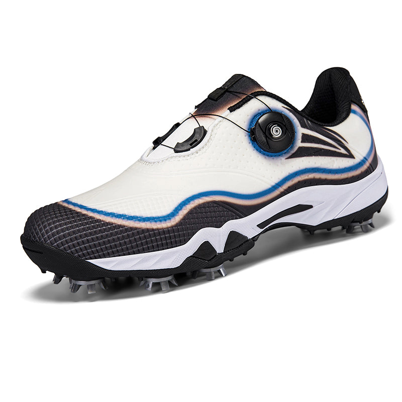 Aoraki Men's Spikeless Golf Shoes with Rotary Lacing — GX-007 - GX-007 BU - A59A7660.jpg