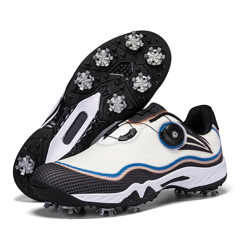 Aoraki Men's Spikeless Golf Shoes with Rotary Lacing — GX-007 - GX-007 BU - A59A7663.jpg