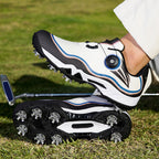 Aoraki Men's Spikeless Golf Shoes with Rotary Lacing — GX-007 - GX-007 BU - A59A9250.jpg