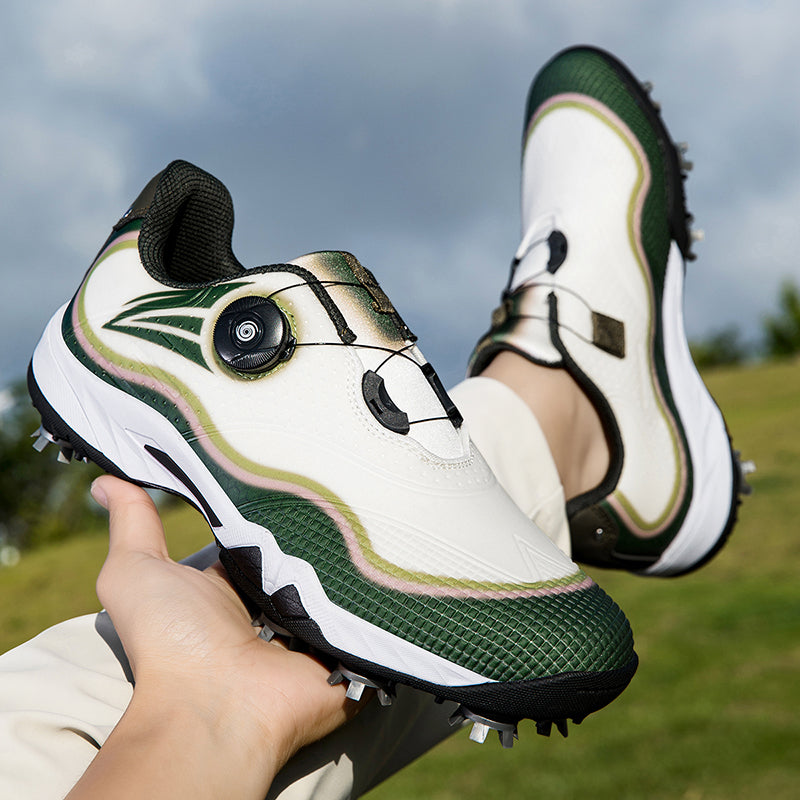 Aoraki Men's Spikeless Golf Shoes with Rotary Lacing — GX-007 - GX-007 GN - A59A9273.jpg