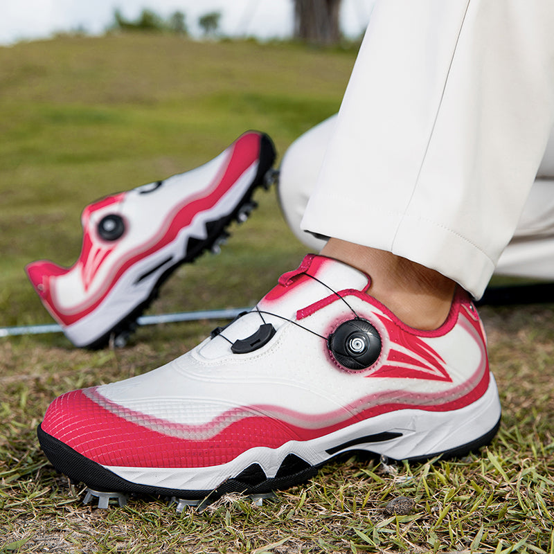 Aoraki Men's Spikeless Golf Shoes with Rotary Lacing — GX-007 - GX-007 PK - A59A9311.jpg