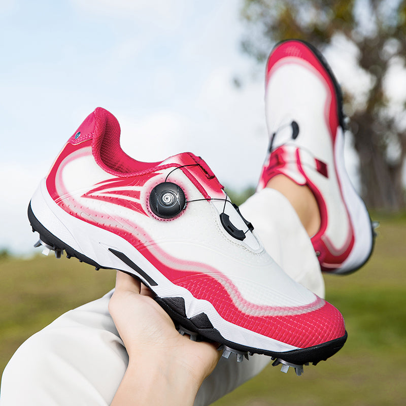 Aoraki Men's Spikeless Golf Shoes with Rotary Lacing — GX-007 - GX-007 PK - A59A9313.jpg