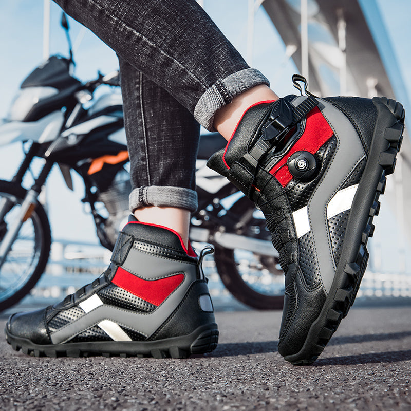 Aoraki Motorcycle Shoes S1988 - S1988 BKRD - _V1A0008