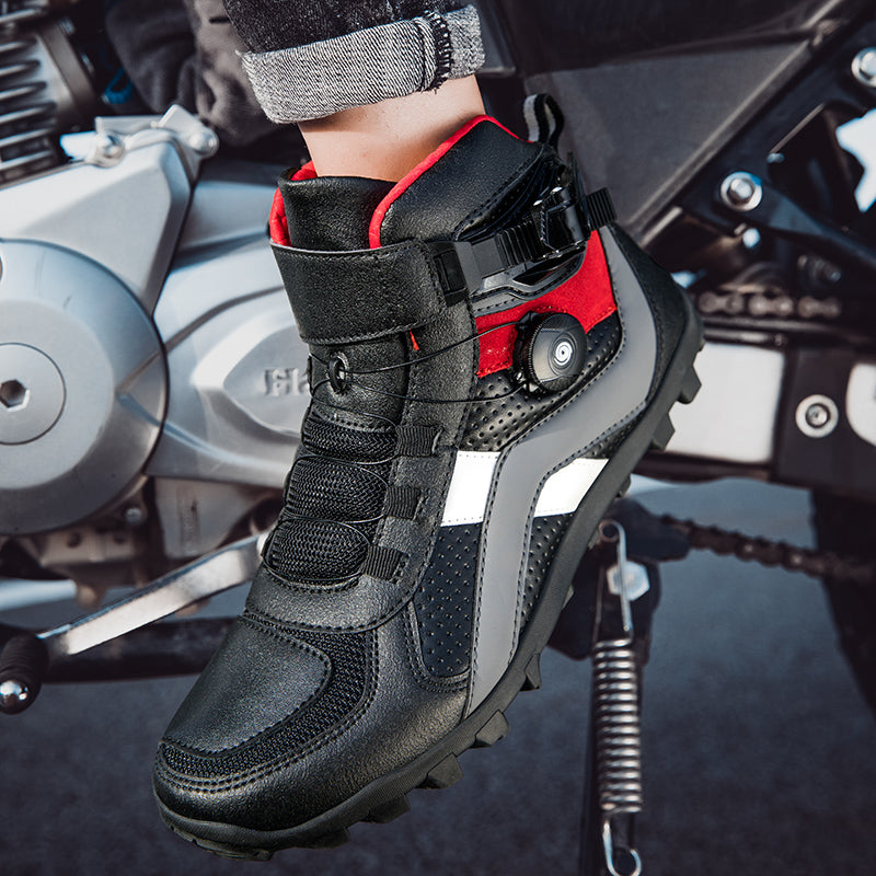 Aoraki Motorcycle Shoes S1988 - S1988 BKRD - _V1A0011
