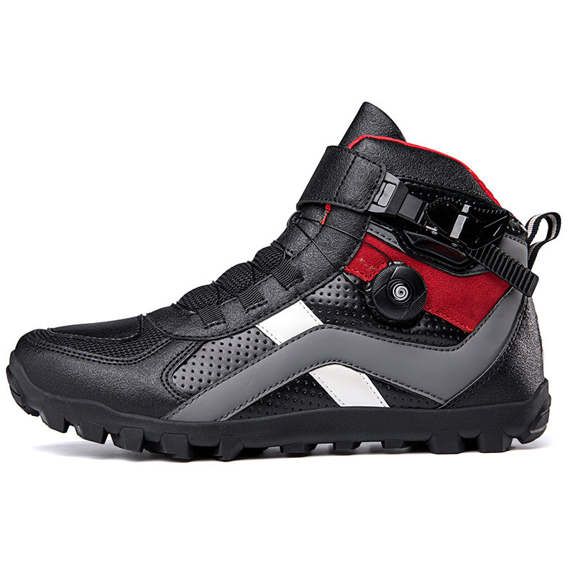 Aoraki Motorcycle Shoes S1988 - S1988 BKRD - _V1A9586-拷贝