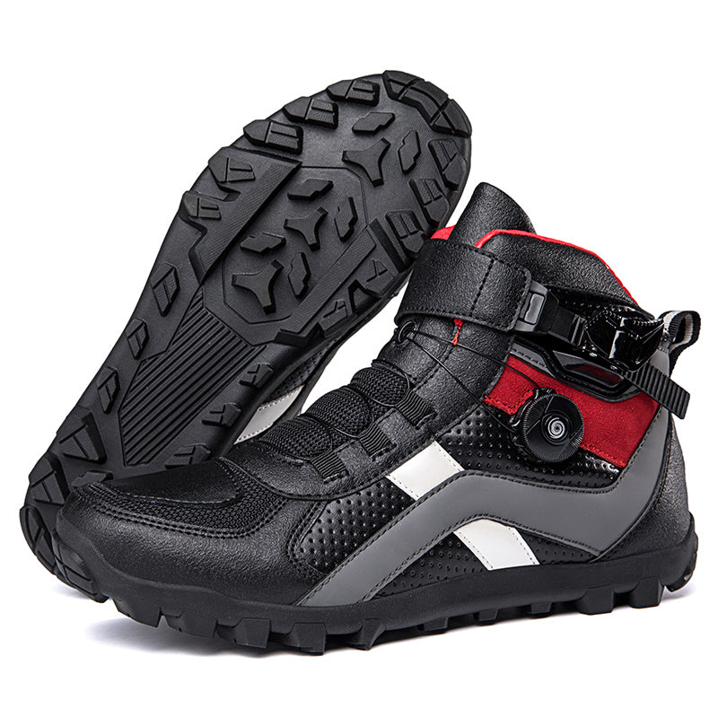 Aoraki Motorcycle Shoes S1988 - S1988 BKRD - _V1A9588-拷贝